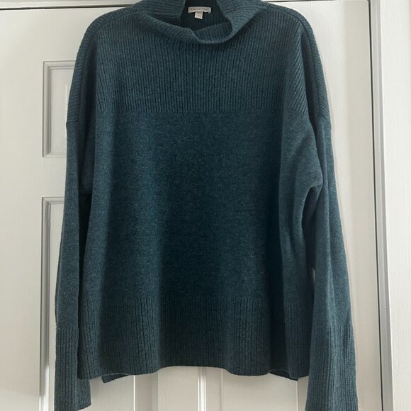 Garnet Hill Highline Cashmere Sweater - Size Lg - Picture 6 of 8